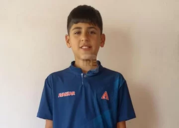 Luigi Vione es de Barrancas y representa a la región en el Torneo Internacional de Brasil