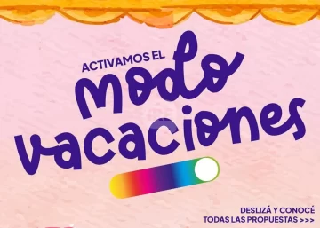 Desde hoy se activa el Modo Vacaciones en Timbúes con una agenda llena de diversión