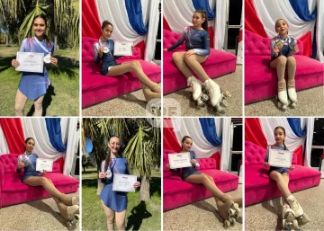 El torneo Provincial de patín subió al podio a varias patinadoras de la región