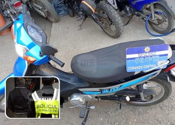 Detienen a un hombre en San Lorenzo por circular con una moto con pedido de secuestro
