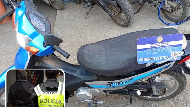 Detienen a un hombre en San Lorenzo por circular con una moto con pedido de secuestro