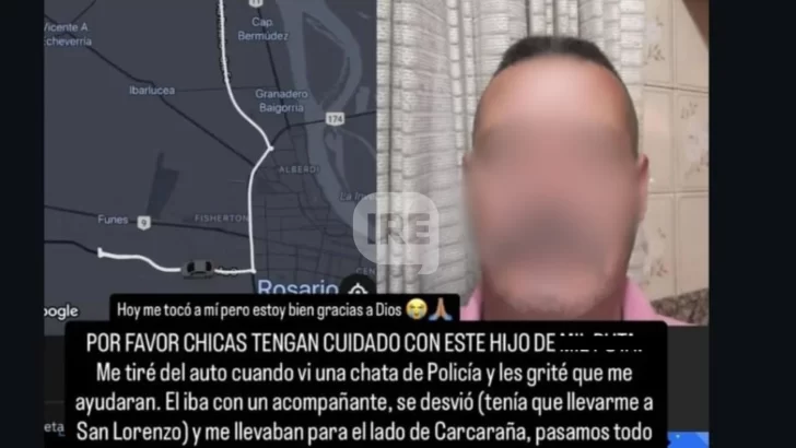 Una joven de San Lorenzo se tiró de un Uber para escapar de un presunto secuestro