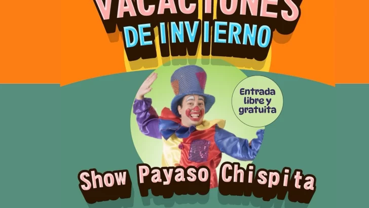 Serodino invita a disfrutar las vacaciones de invierno con cine y el show de Chispita