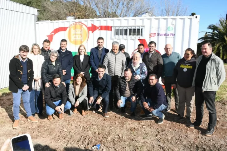 Maciel estuvo presente en la inauguración de la Planta de RAEEs en San Genaro
