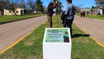 Puerto Gaboto oficializó el Barrio Sagrado Corazón de Jesús en una emotiva ceremonia