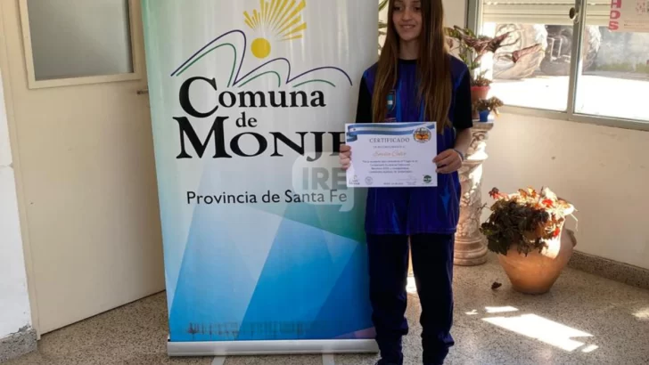 Reconocimiento en Monje para Emilia Calvo, campeona en el Mundial de Taekwondo