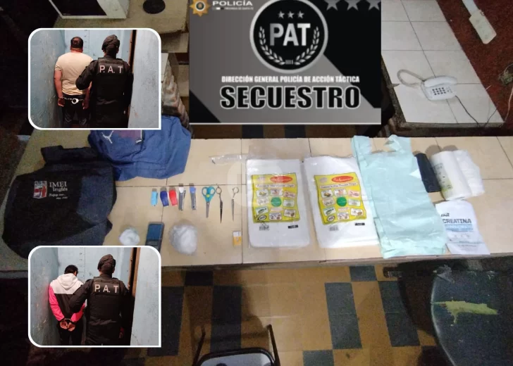 Cayeron dos “deliverys” de droga con mas de 200 gramos de cocaína en Fray Luis Beltrán