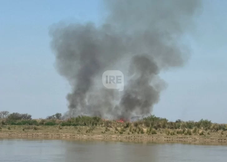 Los incendios en los humedales no dan tregua en la zona de islas