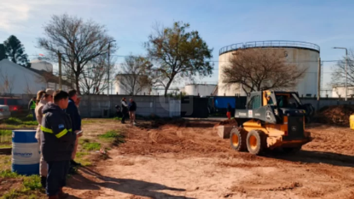Prefectura construye en San Lorenzo una base para emergencias portuarias
