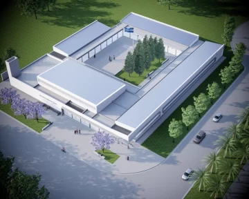 Di Stefano celebró la licitación para el edificio de la nueva secundaria de Roldán