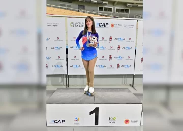 Maia Pellicano se llevó el oro en el campeonato nacional