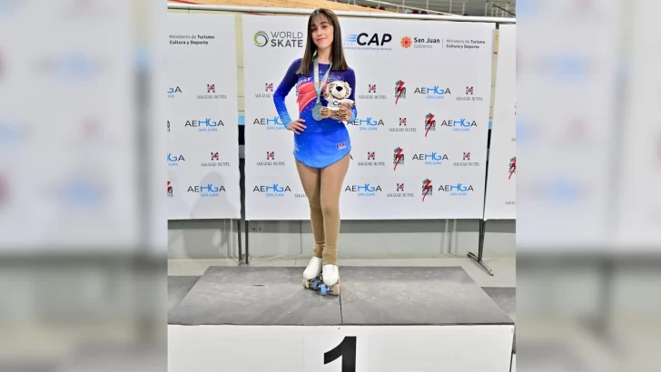 Maia Pellicano se llevó el oro en el campeonato nacional