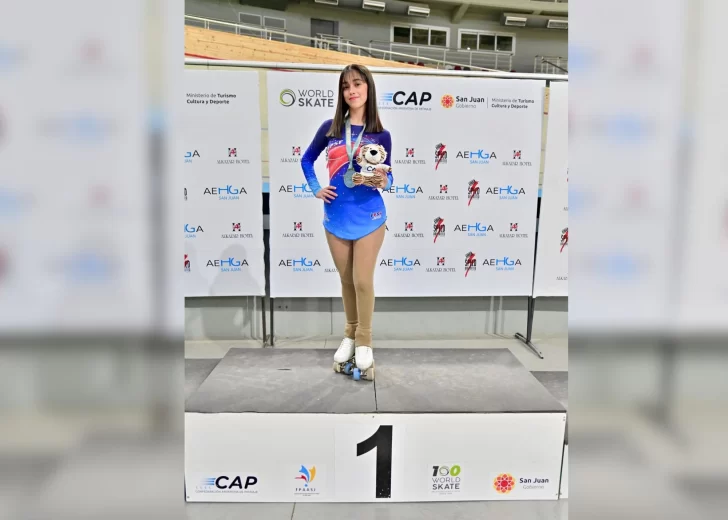 Maia Pellicano se llevó el oro en el campeonato nacional