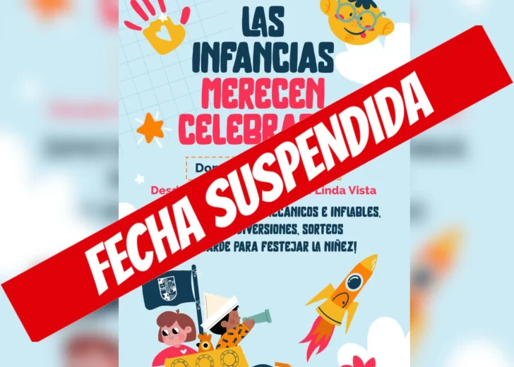 Suspenden el evento del Día de la Niñez en Puerto por condiciones climáticas