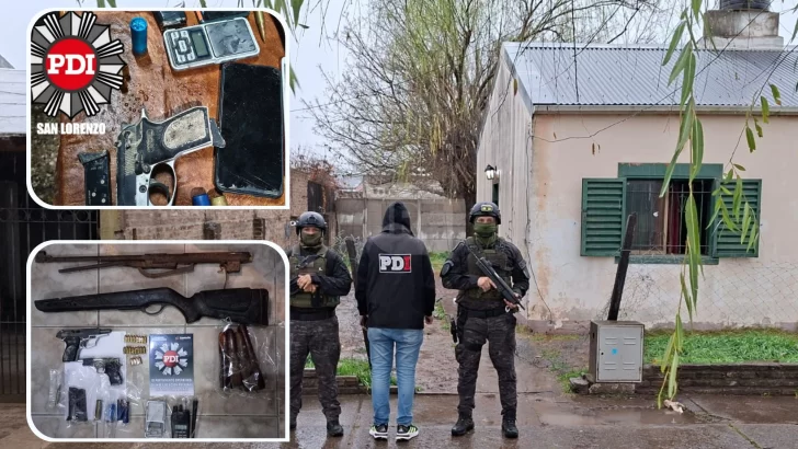 San Lorenzo: Detuvieron a “Papi” tras allanamientos y secuestro de armas