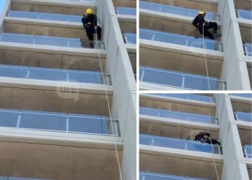 Operativo de rescate para abrir un departamento cerrado en San Lorenzo