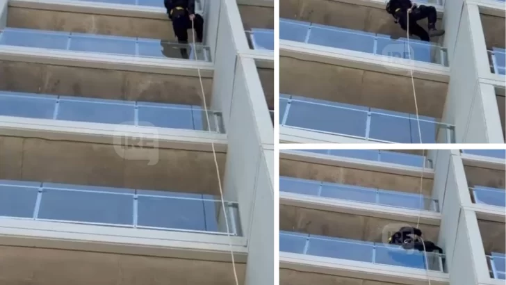 Operativo de rescate para abrir un departamento cerrado en San Lorenzo