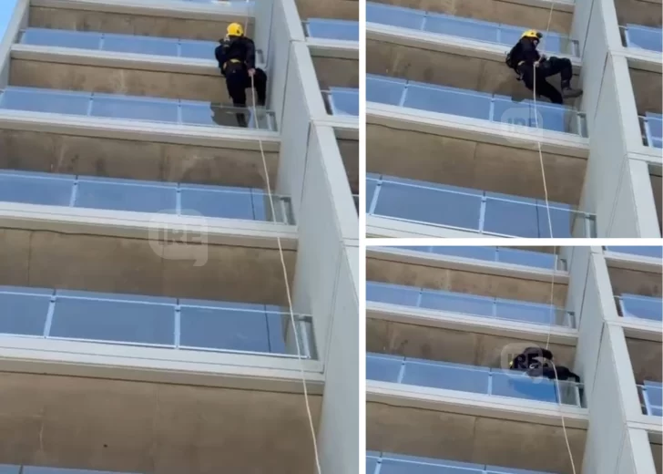 Operativo de rescate para abrir un departamento cerrado en San Lorenzo