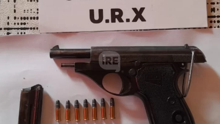 Denuncia vecinal en Oliveros terminó con un arma secuestrada y un hombre aprehendido