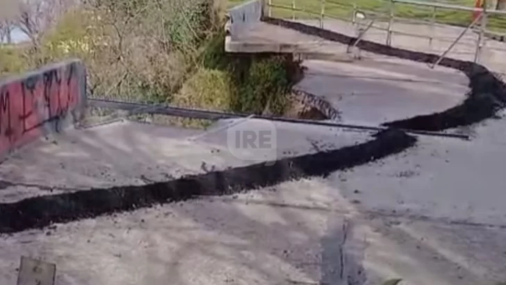 Las lluvias reavivaron el temor por nuevos desprendimientos en la barranca de Baigorria