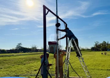 Carrizales realizó trabajos de mantenimiento y ampliación en el sistema de agua potable