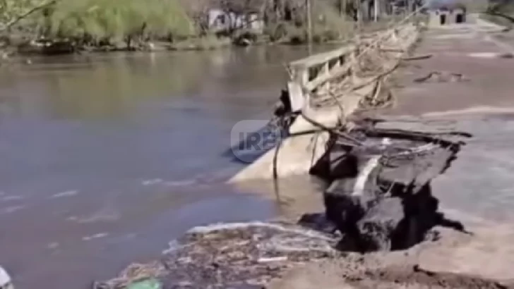 Corte total en la ex Ruta 9: Vialidad Nacional repara el puente en Carcarañá