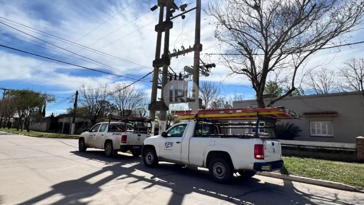 Oliveros sufrió extensos cortes de luz durante el martes y la madrugada del miércoles