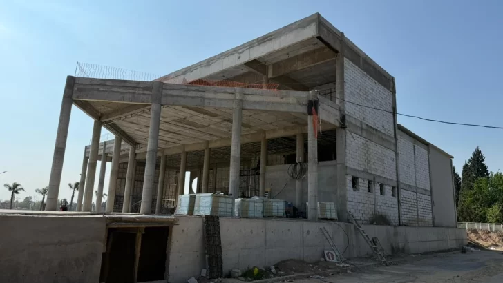 Avanza a paso firme la obra del nuevo complejo cinematográfico en Puerto San Martín