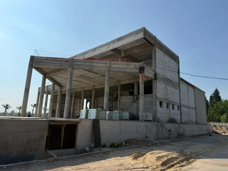 Avanza a paso firme la obra del nuevo complejo cinematográfico en Puerto San Martín