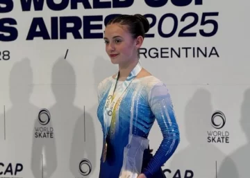 Lourdes Pellicanó brilló en Buenos Aires: Bronce mundial en patín artístico