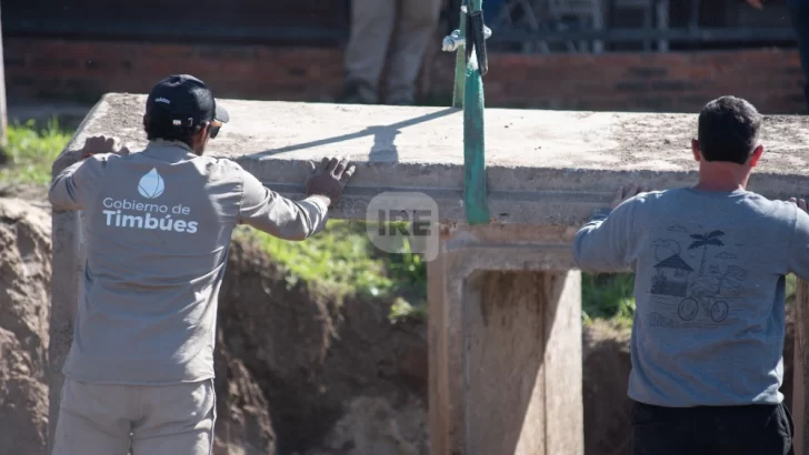 Más seguridad y mejor infraestructura: Desagües pluviales llegan a Gauchito Gil en Timbúes