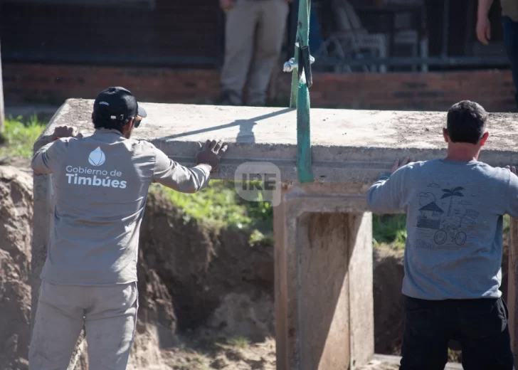 Más seguridad y mejor infraestructura: Desagües pluviales llegan a Gauchito Gil en Timbúes