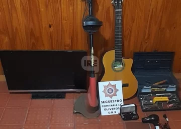 Un menor detenido en Oliveros tras la recuperación de objetos robados