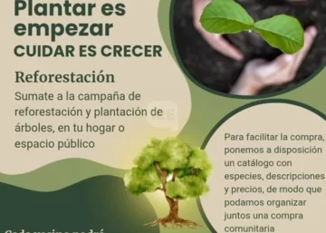 Monje impulsa la plantación de árboles para una campaña de reforestación comunitaria