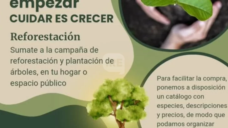 Monje impulsa la plantación de árboles para una campaña de reforestación comunitaria