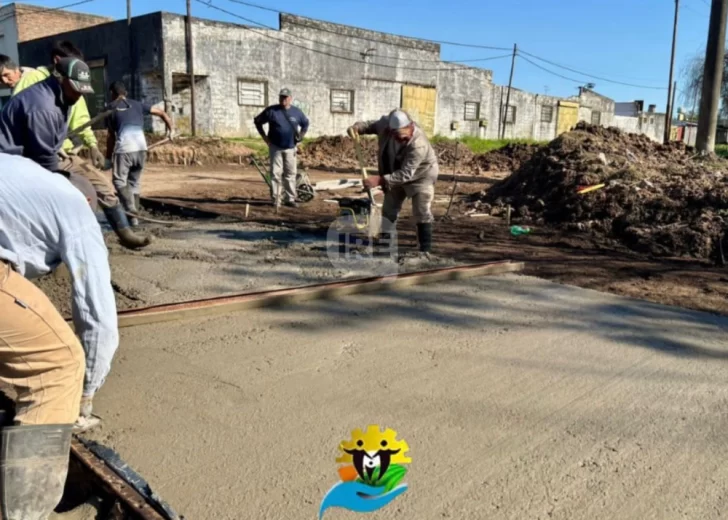 Barrancas avanza con la reconstrucción de las calles de la localidad