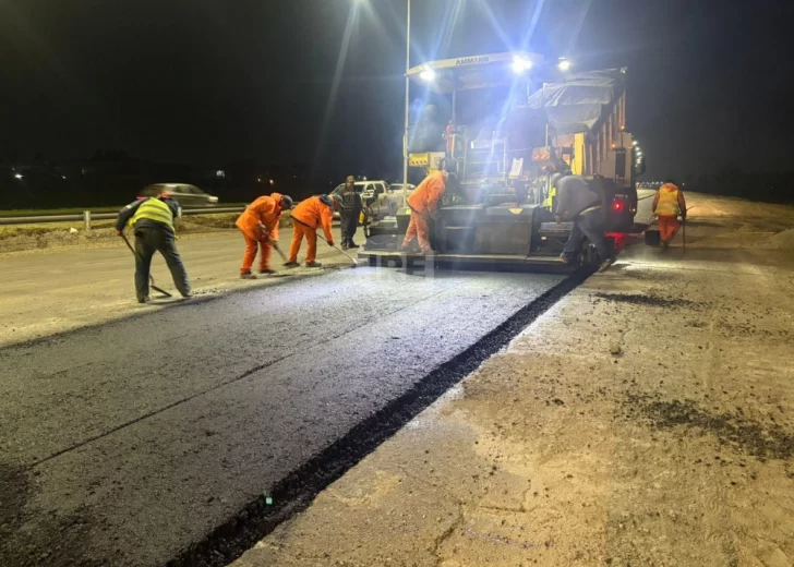 Más de 40% de avance de la obra del tercer carril de la autopista Rosario-Santa Fe