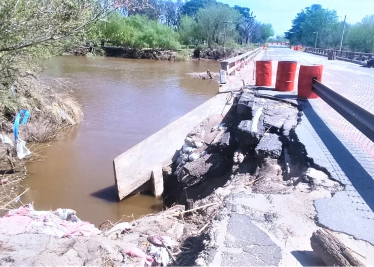 Vialidad Nacional iniciará reparaciones en el puente del río Carcarañá sobre la ex RN 9