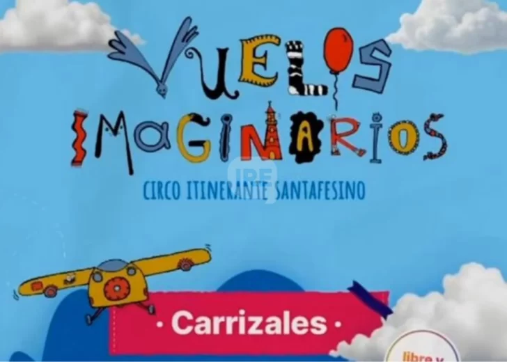 Vuelos Imaginarios llega a Carrizales con un show gratuito en la Plaza 25 de Mayo