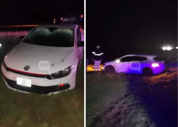 Un vehículo despistó en Barrancas y los ocupantes resultaron ilesos