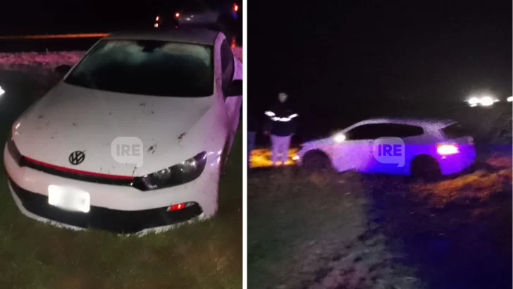 Un vehículo despistó en Barrancas y los ocupantes resultaron ilesos