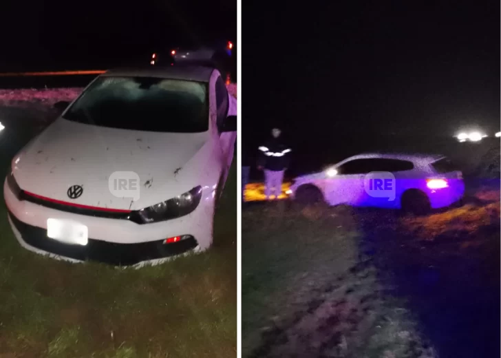 Un vehículo despistó en Barrancas y los ocupantes resultaron ilesos