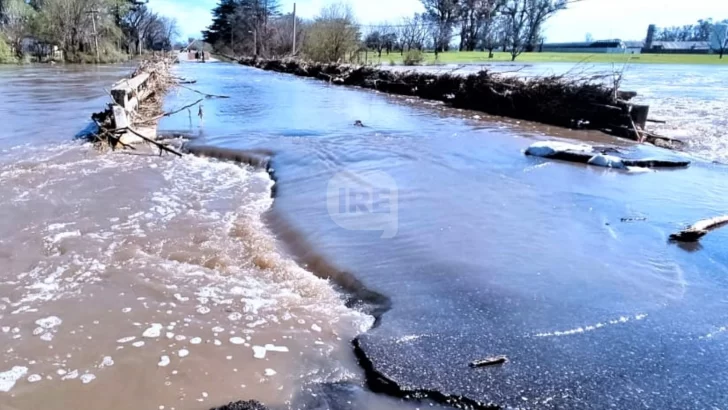 Corte total de la ex RN 9 en Carcarañá por reparaciones del puente