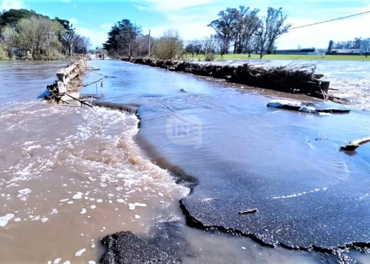 Corte total de la ex RN 9 en Carcarañá por reparaciones del puente