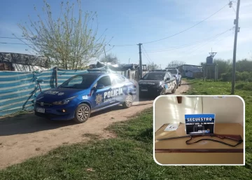 Gaboto: Amenazó a un hombre con un arma, la allanaron y secuestraron una escopeta