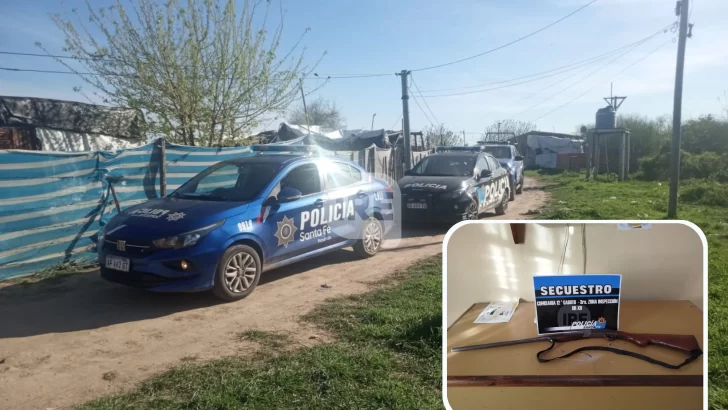Gaboto: Amenazó a un hombre con un arma, la allanaron y secuestraron una escopeta