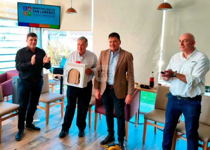 La Municipalidad de San Lorenzo suma desfibriladores automáticos en estaciones de servicio La Municipalidad de San Lorenzo suma desfibriladores automáticos en estaciones de servicio