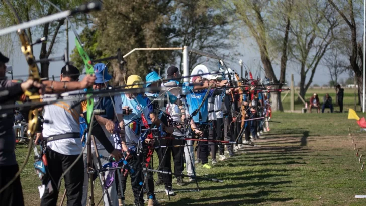 Timbúes fue sede de un destacado torneo de Tiro con Arco en el Polideportivo Comunal