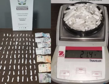 Detienen a un hombre con más de 100 dosis de cocaína en San Lorenzo