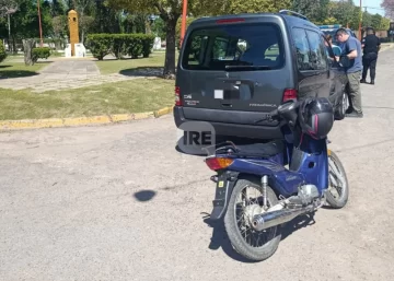 Un cruce peligroso en Bernardo de Irigoyen terminó con una mujer herida
